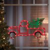 Ig Design Truck and Tree Indoor Christmas Decor 63684